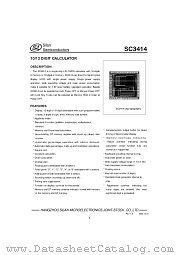SC3414 datasheet pdf Silan Semiconductors