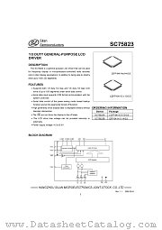 SC75823A datasheet pdf Silan Semiconductors