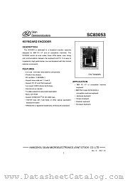 SC83053 datasheet pdf Silan Semiconductors