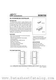 SC83702 datasheet pdf Silan Semiconductors