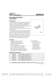 SC84510BP datasheet pdf Silan Semiconductors