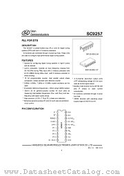 SC9257 datasheet pdf Silan Semiconductors