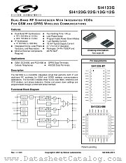 SI4112G-BM datasheet pdf Silicon Laboratories