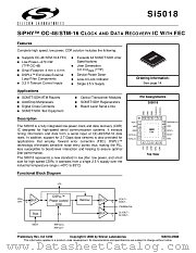 SI5018-BM datasheet pdf Silicon Laboratories
