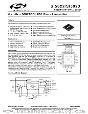 SI5023-BM datasheet pdf Silicon Laboratories