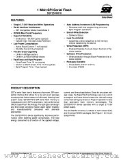 SST25VF010-20-4C-QAE datasheet pdf Silicon Storage Technology