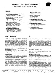 SST45VF010-10-4C-SA datasheet pdf Silicon Storage Technology