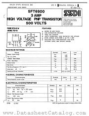 SFT6900 datasheet pdf Solid State Devices Inc