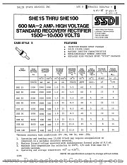 SHE100F datasheet pdf Solid State Devices Inc
