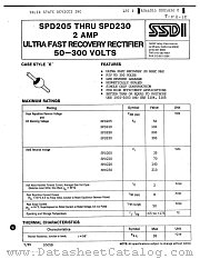 SPD230 datasheet pdf Solid State Devices Inc