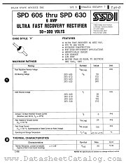 SPD620 datasheet pdf Solid State Devices Inc