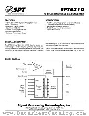 SPT5310SIP datasheet pdf SPT Signal Processing Technologies