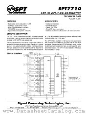 SPT7710AIQ datasheet pdf SPT Signal Processing Technologies