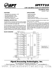 SPT7722AIG datasheet pdf SPT Signal Processing Technologies