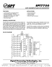SPT7750BCU datasheet pdf SPT Signal Processing Technologies