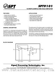 SPT9101SIC datasheet pdf SPT Signal Processing Technologies