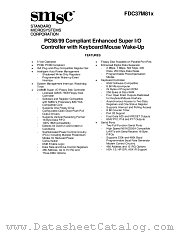 FDC37M812 datasheet pdf Standard Microsystems