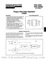 FDC9216B datasheet pdf Standard Microsystems