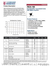 NGA-186 datasheet pdf Stanford Microdevices