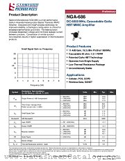 NGA-686 datasheet pdf Stanford Microdevices