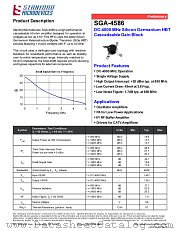 SGA-4586 datasheet pdf Stanford Microdevices