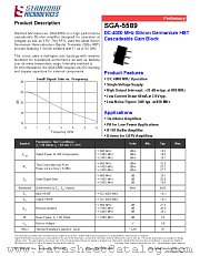 SGA-5589 datasheet pdf Stanford Microdevices