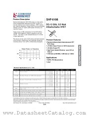 SHF-0198 datasheet pdf Stanford Microdevices
