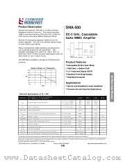 SNA-500 datasheet pdf Stanford Microdevices