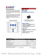 SRF-1016 datasheet pdf Stanford Microdevices