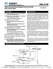 SML2108F datasheet pdf SUMMIT Microelectronics