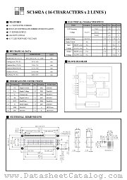 SC1602A datasheet pdf SUNLIKE