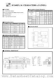 SC1602F datasheet pdf SUNLIKE