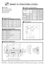 SD1602X datasheet pdf SUNLIKE