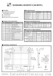 SG320240D datasheet pdf SUNLIKE