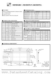 SH320240C datasheet pdf SUNLIKE