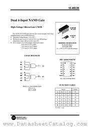 SL4012BD datasheet pdf System Logic Semiconductor