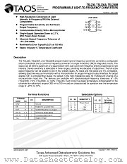TSL230 datasheet pdf TAOS