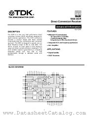 5504-CGT datasheet pdf TDK Semiconductor