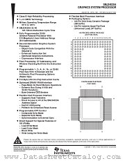 SMJ34020AHTM32 datasheet pdf Texas Instruments