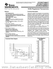 CY74FCT162501CTPAC datasheet pdf Texas Instruments