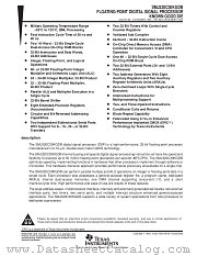 SMJ320C30KGDM40B datasheet pdf Texas Instruments