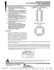 SN54ABT2245W datasheet pdf Texas Instruments