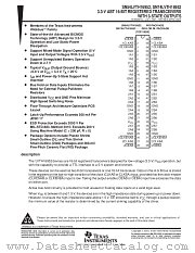 SN54LVTH16952WD datasheet pdf Texas Instruments