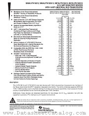 SN54LVTH182512HKC datasheet pdf Texas Instruments