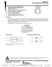 SN75ALS191PS datasheet pdf Texas Instruments