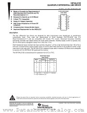 SN75ALS192NS datasheet pdf Texas Instruments