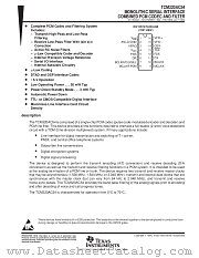 TCM320AC54CN datasheet pdf Texas Instruments