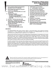 TMP320C50KGDL40C datasheet pdf Texas Instruments