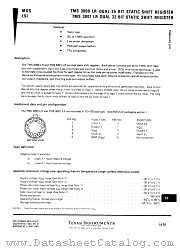 TMS3001LR datasheet pdf Texas Instruments