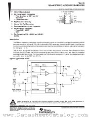 TPA122MSOPEVM datasheet pdf Texas Instruments